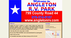 Desktop Screenshot of angletonrv.com